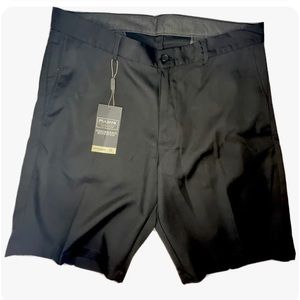 Jos A Bank Men's Travel Tech Tailored Fit Shorts Size 48 Black Flat Front NWT